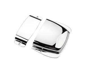 Flaroey Fixed Chrome Bridge Tailpiece for Vintage Electric Guitar Replacement Tool and Cover