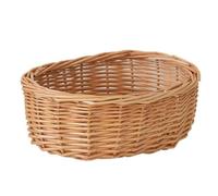 Flaroey Fruit Tray Picnic Storage Basket Bread Storage Basket Desktop Snack Storage Basket L
