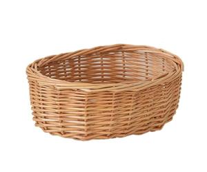 Flaroey Fruit Tray Picnic Storage Basket Bread Storage Basket Desktop Snack Storage Basket L