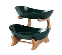 Flaroey Fruit Tray Racks Table Plates Dinnerware Kitchen Fruit Bowl Partitioned Candy Cake Trays Tableware Dishes C