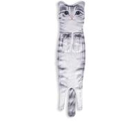 Flaroey Funny Cat Hand Towels, Kitchen and Bathroom Hand Towels, Quick-Drying Soft Absorbent Microfiber Towels Gray Cat
