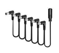 Flaroey General Guitar Effect Pedals 6/8 Way Power Daisy Chain Cables Effect Device Topology Cable Guitar Effector Accessories A