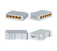 Flaroey Gigabit PoE Extender 802.3af/At/Bt 5 Port PoE Repeater Vlan Extend Additional 100m(328ft) of Power and Data Transmiss