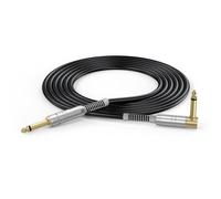 Flaroey Guitar Cable 10FT Instrument Cables Electric Guitar Amp Cord 1/4 Inch Gold-Plated Jack 6.35MM Cable Without Braided Net
