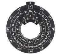 Flaroey Guitar Chord Roulette Circle of Fifths Chord Learning Tool Music Circle Piano General