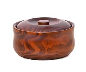 Flaroey Handmade Wooden Bowls Home Decor Storage Solid Wood Grain Storage for Soup A