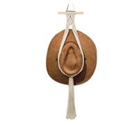 Flaroey Hat Hangers Boho Hat Rack Hat Hanger Back of Door Hat Organizer Hanging Hat Decoration Easy to Use, 1-Tier
