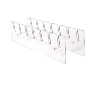 Flaroey Hat Stand for Baseball Caps Acrylic Hat Rack for 7 Baseball Caps Hat Storage Display for Bedroom Dresser Transparent