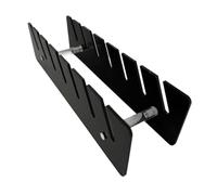 Flaroey Hat Stand for Baseball Caps Acrylic Hat Rack for 7 Baseball Caps Hat Storage Display for Bedroom Dresser Black