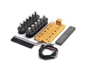 Flaroey HBC Pickup DIY Kits Cupronickel Baseplate/Fixed/Adjustable Pole Piece 4C Cable Pickup Kits