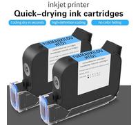 Flaroey High Adhesion Solvent Quick-Drying Ink- Suitable for Inkjet Printer 2588/2580/JS12/JS10 Non-Encrypted