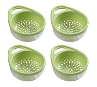 Flaroey Hollow Drain Basket Kitchen Multifunctional Double-Layer Fruit and Vegetable Portable Basket Kitchen Storage B