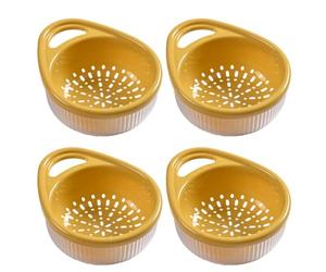 Flaroey Hollow Drain Basket Kitchen Multifunctional Double-Layer Fruit and Vegetable Portable Basket Kitchen Storage C