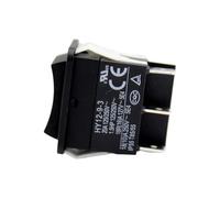Flaroey HY12-9-3 Industrial Electric Rocker Switch, 6 Pins Pushbutton for Heavy-Duty Applications, 125V/250V