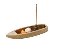 Flaroey Incense Burner Household Indoor Set Line Incense Gourd Incense Insert Boat Yoga Lover Gift B