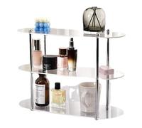 Flaroey Ins Style Acrylic Multi-Layer Storage Rack Decorative Shelves Desk Organizer Makeup Jewelry Home Organization D