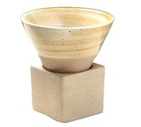 Flaroey Japanese Retro Ceramic Coffee Cup - Rough Pottery Tea Cup, Latte Art Porcelain Mug, Suitable for Home & Office A