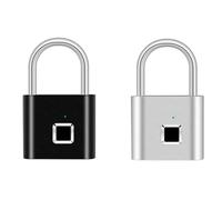 Flaroey Keyless USB Charging Fingerprint Lock Smart Padlock Waterproof Door Lock Portable Anti-Theft Padlock