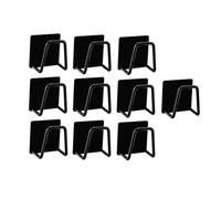 Flaroey Kitchen Organizers Sponge Holders Soap Drying Racks Self-Adhesive Sink Drain Racks Black