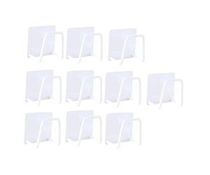 Flaroey Kitchen Organizers Sponge Holders Soap Drying Racks Self-Adhesive Sink Drain Racks White