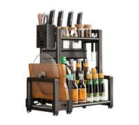 Flaroey Kitchen Storage Rack Spice Rack Household Storage Rack Storage Rack A