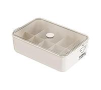 Flaroey Large Capacity Dustproof Storage Box for Underwear and Socks Organizer Storage Box A Ten-Cell Box with A Lid