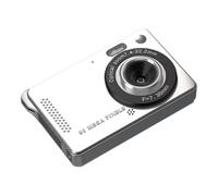 Flaroey M08 Digital Camera Ccd Small Camera for Students Small Portable Retro Campus Card Machine White Without 32G Memory Card