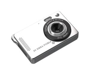 Flaroey M08 Digital Camera Ccd Small Camera for Students Small Portable Retro Campus Card Machine White Without 32G Memory Card