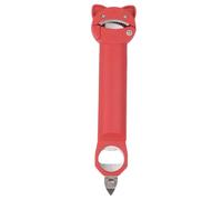 Flaroey Magnetic Can Opener Telescopic Bottle Opener Multi-Function Cap Opener Anti-Slip Manual Cap Screwer Red