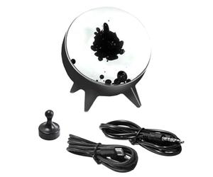 Flaroey Magnetic Fluid Pickup Music Rhythm Light - Visualized Desktop Ornament,Home Decoration Speaker Sound Partner Light Black