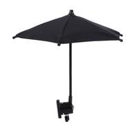 Flaroey Magnetic Phone Umbrella for Sun Outdoor Phone Sun Shade Shield Sun Protection Multi-Angle Mini Umbrella Universal Black