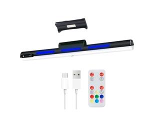 Flaroey Magnetic Stick Light Bar Touch Control Adjustable Color Brightness and Angle Makeup Light Rgb Atmosphere Lamp A