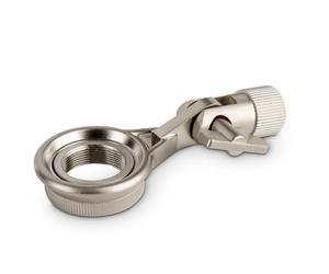 Flaroey Microphone Shock Mount Bracket Mic Clip Silver Metal Use Flexible Simple Angle Adjustment Suitable