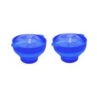 Flaroey Microwave Popcorn Bowl Bucket Silicone DIY Popcorn Maker with Lid Chips Fruit Dish Kitchen Easy Tools Easy Install C