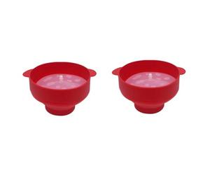 Flaroey Microwave Popcorn Bowl Bucket Silicone DIY Popcorn Maker with Lid Chips Fruit Dish Kitchen Easy Tools Easy to Use D