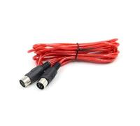 Flaroey MIDI Extension Cable 5Pin Male to Male MIDI Cable for Electric Piano Guitar Instrument PC Cable 4.5M