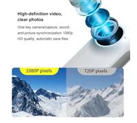 Flaroey Mini Action Camera 1.47inch Display 1080P Small Stabilization Sport Cam for Vlog Mini Pet Anywhere NO TF Card White