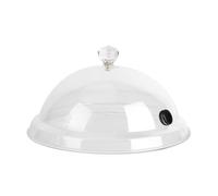 Flaroey Molecular Cuisine Smoke Hood Food Grade Lid Dome Cover for Smoker Accessory Smoke Infuser Cake Steak Cover Easy to Use D