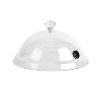 Flaroey Molecular Cuisine Smoke Hood Food Grade Lid Dome Cover for Smoker Accessory Smoke Infuser Cake Steak Cover Easy Install Easy to Use C