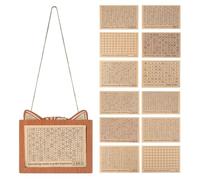 Flaroey Money Saving Box,Wooden Money Box with Money Target and Numbers,Savings Challenges Money Box with Counter,A