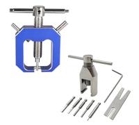 Flaroey Motor Pinion Gear Puller Remover Tools Set Rc Motor Gear Puller Tool Universal Motor Pinion Gear Puller Remover Set Blue