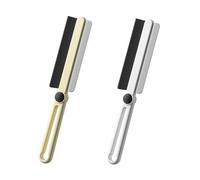 Flaroey Multi-Function Rotating Crevice Cleaning Brush, Hard Bristle Crevice Cleaning Brushes with Scrape Bar,White&Cream Yellow