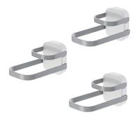 Flaroey Multifunctional Clothes Hanger Storage Rack Punch-Free Wall-Mounted Double-Layer Foldable Clothes Rack Storage Rack A