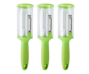 Flaroey Multifunctional Peeler, Kitchen Vegetable Peeler, Potato Peeler, Vegetable Peeler, Fish Scale Remover Green