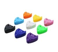 Flaroey Musical Instrument Pick Box, Guitar Colored Pick Clip, Heart-Shaped Pick Clip, Stickable Pick Clip, Pick Box
