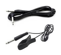 Flaroey Musical Instrument Pickup Clip Connecting Cable Guitar Violin Instrument Tuner Tuner Pickup