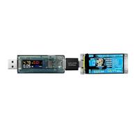 Flaroey NMMiner Miner+NerdMiner V2 117KH/S USB Chain ESP32 Crypto Miner BTC Solo Lottery Miner Ammeter USB-A Series Form Chain