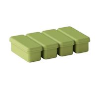 Flaroey Outdoor Ice Block Molds for Whiskey,Reusable Reinforced Silicone Molds Cold Plung Ice Mold Ice Maker Box Green