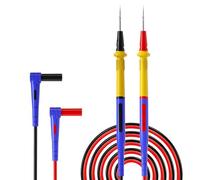 Flaroey P40 Stainless Steel Probe Test Lead Wire 0.2mm High Needle 1000V 20A Universal Tester Pen Tool Probe Accurate Measurement Repair Tool