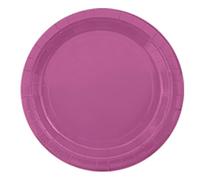 Flaroey Paper Plate Macarons Pure Color Series Fruit Cake Picnic Dessert 9-Inch Plate Grape